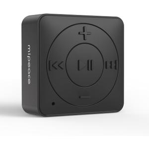 MIPEACE Bluetooth Adapter for Headphones, 3.5mm Aux Bluetooth Receiver with Bluetooth 5.3, Hands-Free Calls, Built-in Mic, Easy Plug & Play for Car Stereo & Speakers (Black)