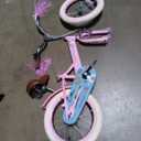 JOYSTAR 16 Inch Kids Bike Little Daisy Girls Bike with Training Wheels Doll Bike Seat Basket & Streamers Princess Kids Bicycle for Girls Toddler Bikes 4-7 Years Pink