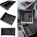 3PCS Organizer Compatible with Ford Maverick 2022 2023 2024 Accessories,Armrest Insert Tray & Lower Center Console & Dashboard Organizer for Maverick XL XLT Lariat Pickup Truck