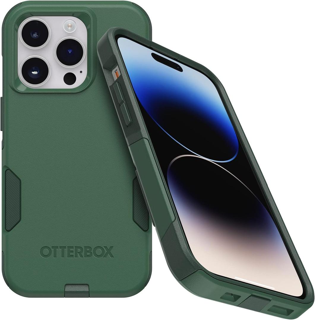 OtterBox iPhone 14 Pro (ONLY) Commuter Series Case - Trees Company (Green), Slim & Tough, Pocket-Friendly, with Port Protection