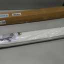 No Tools No Drill Cordless Roman Shades for Indoor Windows 100% Blackout, for Window Size 27" W 64" H White