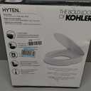 Kohler PureWash M250 Manual Elongated Bidet Toilet Seat, White, Quiet-Close Lid Prevents Slamming, Cool Water, Easy Installation with Quick-Release Hinges, Adjustable Spray Position & Pressure