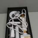 Blow Dryer Brush 7 in ONEAutowrap Curling Wand, 110,000 RPM High-Speed Negative Ionic Hair Dryer with Diffuser Concentrator, Round Brush Blow Dryer Air Styler, Volumizing Hair Styling Tools (White Gold)