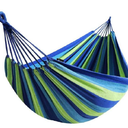 9 ft. Portable Fabric Hammock with Tree Straps and Travel Bag for Travel, Camping, Outdoor Activity in Green