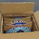 glowworm Pasta Bowls Set of 4, 42 oz Ceramic Salad Bowls for Kitchen, Large Serving Bowls for Ramen, Fruit, Housewarming Gift, Dishwasher & Microwave Safe, Bohemian