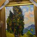 La Pastiche
Vincent Van Gogh
Two Cypresses Pre-Framed - Victorian Gold Frame 20"X24"