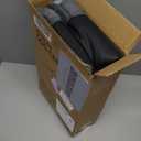 Portable Small Dog Seat for Car, Luxury Center Console Dog Car Seat Booster with Safety Tethers, Anti-Collapse Pet Travel Carseat for SUV, Truck (Black/Grey) (Black/Dark Gery)