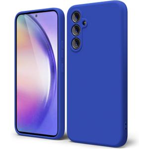 oakxco Designed for Galaxy A54 5g Case Silicone, Neon Vibrant Bright Color, Soft Rubber Gel Phone Case for Women Girl Cute, Thin Slim Flexible Protective TPU 6.4", Royal Blue
