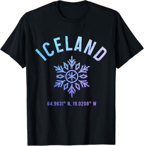 Iceland Reykjavik Vintage Icelandic Souvenir T-Shirt Small