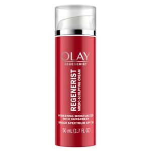 Face Moisturizer by Olay Regenerist Micro-Sculpting Cream Face Moisturizer with SPF 30 Broad Spectrum 1.7 oz