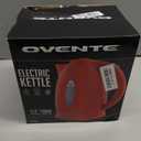 OVENTE Electric Kettle, 1.7L Fast Boiling Water Heater for Coffee or Tea, BPA Free with Water Level Gauge, Auto Shut-Off, Boil-Dry Protection, Indicator Light and Removable Filter, Red KP72R