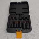 13-Piece XZN Triple Square Spline Bit Impact Socket Set - Premium S2 Steel European Style M4 - M18 with Socket Adapters, 1/4, 3/8 and 1/2 Drive | Professional Mechanic Garage Tools