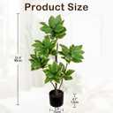 Artificial Tree 2.95Ft Faux Agave Plant Fake Tropical Yucca Palm Tree with 6 Heads in Pot Fake Dracaena Plants Tree for Home Decor Modern Office House Decoration Housewarming Gift Green