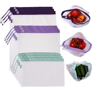 Lotus Produce Bags Reusable produce bags Eco-Friendly Mesh Produce Bags For Groceries