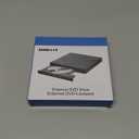 External DVD Drive USB 3.0 USB C CD Burner CD/DVD +/-RW Optical Drive, Slim Portable DVD CD ROM Rewriter Writer Duplicator for Laptop Desktop PC Windows 11/10/8/7 MacBook Mac Linux OS Apple