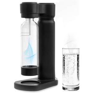 Carbonated Water Maker  Portable Manual Soda Maker for Sparkling Water & Fizzy Drinks  No Electricity, CO Cylinder Not Included  Iceless Soda Machine for Home & Kitchen