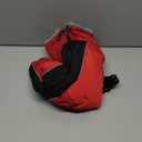 Dog Coat, Dog Jacket for Large Dogs with Harness Built in, Warm Pet Winter Coat Zip Up Snow Jacket with Furry Collar for Boston Terrier, French Bulldogs, Red L