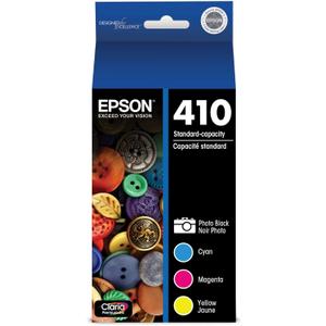 EPSON 410 Claria Premium Ink Standard Capacity Photo Black & Color Combo Pack (T410520-S) Works with Expression Premium XP-530, XP-630, XP-640, XP-7100, XP-830
