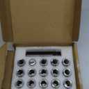GAsupply 12x1.5 Lug Nuts Spline, Closed End Chrome Acorn Tuner Lug Nuts 1.38" 35mm Tall Conical Seat 60 Degree for Aftermarket Wheels, Pack of 20+1 Spline Tuner Socket Key