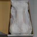 Decorative Dog Leash Holder for Wall - Creative Doggie Bone Shape Key Holder Wall Mount with Dog Stuff Storage Shelf & 5 Cute 3D Puppy Paw Hooks - Ideal for Room Decor (White)