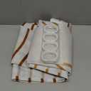 Miyotaa Sun Minimalist Shower Curtain Set 60Wx71H Inches Mid Century Sunrise Sunset Vintage Aesthetic Retro Polyester Waterproof Cloth Bathroom Curtain with 12 Hooks