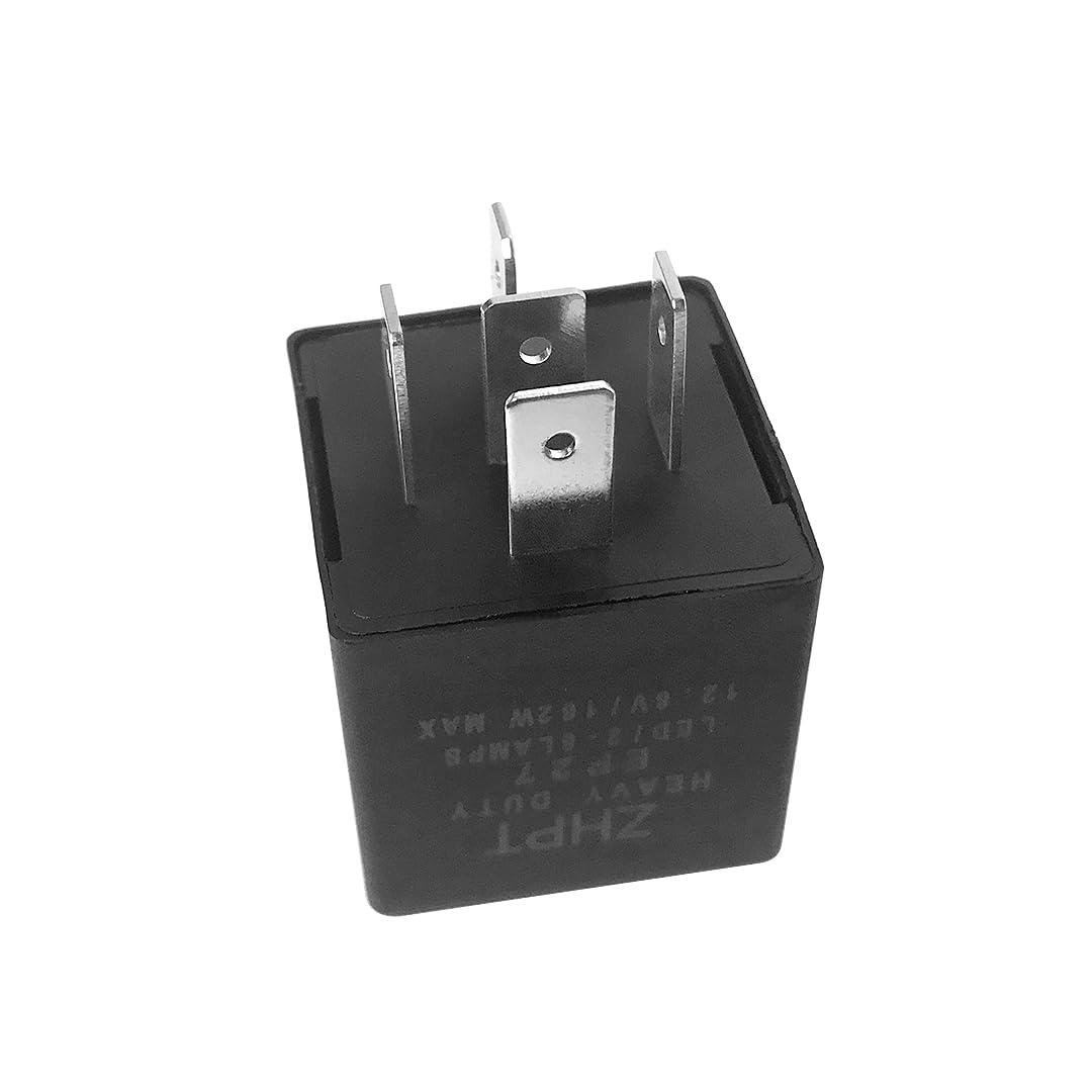 EP27 LED Flasher Relay 5 Pin Fit for 1997-2008 Ford F150 | 1997-2010 Super Duty F250-F550 | 1995-2011 Ranger | LED Electronic Turn Signal & Hazard Warn Realy, Stop Hyper Flash, EP27 Flasher Relay