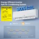 OYLUS Mini Split Ac/Heating System, 11500 BTU Inverter Mini Split AC Unit