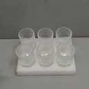 Vintage Wine Glasses Set of 6, 8 oz Origami Style Glass Water Goblets, Unique Embossed Pattern Stemmed Cocktail Glasses, Classic Goblet Party Glasses, Wine Glasses Goblets for Daily Use