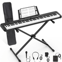 88 Key Piano Keyboard, Semi Weighted Electronic Digital Piano with Music Stand, Power Supply, Sustain Pedal, Bluetooth, Stand, MIDI, for Beginner Professional at Home, Stage