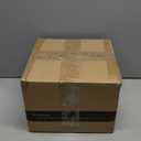 Coucrek Floor Lamp for Living Room, Adjustable Head Standing Lamp with White Plastic Shade, Black Reading Floor Lamps for Dorm, Bulb not Included