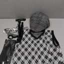 Yymobt 7 PCS Adult 100 Days of School Men Costume, 100 Days of School Man Costume for Halloween Grandpa Costume 1920s Old Man Dress Up Outfit Accessories, For Children, Size M