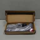 Low Profile Flexible Bathtub Shower Drain Pipe Kit - Flat P Trap for Freestanding Tub, 1 1/2 or 1 1/4 Inch (Gray)