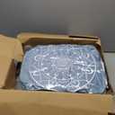 Hihealer Meditation Cushion, Traditional Tibetan Meditation Pillow Velvet Cover - Large Floor Cushion Seating for Adults - Yoga Buckwheat Bolster for WomenMoms (Restful Blue(set))