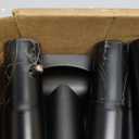 Black Curved Shower Curtain Rod Round Shower Rod Adjustable 33-78 In Stainless Steel Rustproof Bowed Shower Curtain Rods for Bathroom Bathtub Stall Rounded Curved Shower Rod Bar Need to Drill