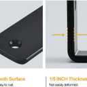 4 Pack - L 6" x H 4" x W1.5, 5mm Thick Black L Shelf Bracket, Iron Shelf Brackets, Metal Shelf Brackets, Floating Shelf, Shelf Supports with Screws