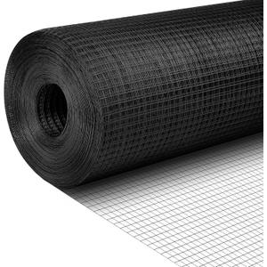 Tatuo Hardware Cloth 1/4 Inch 48in x 150ft Hot Dip Galvanized After Welded Cage Mesh Rolls 21 Gauge Metal Chicken Wire Roll Wire Fencing Poultry Netting for Raised Garden Rodent Animals(Black)