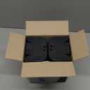 Exterminators Choice Compact Mouse Bait Station - Heavy-Duty Outdoor Rat Bait Box - Lockable Design with Key - Versatile Indoor & Outdoor Use - Pack of 12, Black, 4.75in x 3.5in x 1.25in