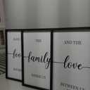 The Lord Your God Is Good Bible Verses Wall Art Decor Set of 3 24"x16" Bedroom Above Bed Inspirational Christian Scripture Wood Framed Sign Rustic Home Living Room Office Wall Hang (Black)