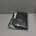 Waterproof Fabric Shower Curtain Liner - Soft & Light-Weight Cloth Shower Curtain with 3 Bottom Magnets, Hotel Quality & Machine Washable - Standard Size 72x72, Color Block Black and White