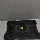 ChillCore Laptop Cooling Pad, RGB Lights Laptop Cooler 9 Fans for 15.6-19.3 Inch Laptops, Gaming Laptop Fan Cooling Pad with 8 Height Stands, 2 USB Ports - A21 Blue