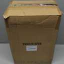 CTSNSLH 4 Tier Plastic Storage Bins and Boxes Organizer - Stackable with Lids for Bedroom, Living Room, Office - Foldable Containers (White)