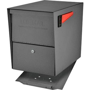 Mail Boss 7205 Package Master Curbside Locking Security Mailbox | Granite 21.5 x 12 x 16.5 inches