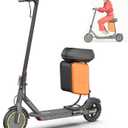 Qlaway Electric Scooter with Seat for Adults, 8.5''/10'' Solid Tires, 19/22MPH, 350W Powerful Motor, 15/22 Miles Range, Portable & Folding Commuter Escooter with Dual Braking, Smart APP
