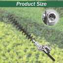 Hedge Trimmer Attachment, 16 Inch Universal Design, 270 Rotation Capability Dual-Direction Structure, Compatible with Husqvarna, Troy-Belt, Remington Gasoline Trimmers
