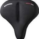Schwinn Cruise Memory Foam Dual Strap Bike Seat Cover, Saddle Cover for Extra Comfort, Soft, Weather-Resistant Memory Foam, Dual Straps Attach Quickly to Most Adult Cruiser Bike Seats