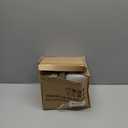 Hollyone Hydrangea Artificial Flowers with Vase White Silk Fake Flowers Arrangements in Glass Vase with Faux Water for Home Bathroom Office Table Centerpiece Shelf Decorations