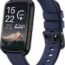 Fitness Tracker, Smart Watch for Women Men with 24/7 Heart Rate/Blood Pressure/Blood Oxygen Monitor, Sleep Tracker, Step & Calorie Counter, IP68 Waterproof Fitness Watches Compatible with Android & iPhone
