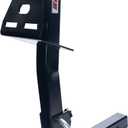 Extreme Max 5001.5831 Pivoting Fold Down Hitch Mount Spare Tire Carrier for 2" Receivers, Black