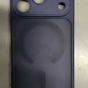 CANSHN Magnetic Compatible with iPhone 17 Pro Case, Upgraded [Full Camera Protection] [Compatible with Magsafe] [Translucent Matte] Shockproof Protective Phone Cover 6.3 Inch - Deep Blue