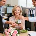 Retirement Gift - Retirement Gifts for Women, Men - Retired Ornament - Retired Gifts for Coworker, Boss, Employee, Teacher, Nurse - Ceramic Christmas Ornament Keepsake - Christmas Tree Ornaments - C